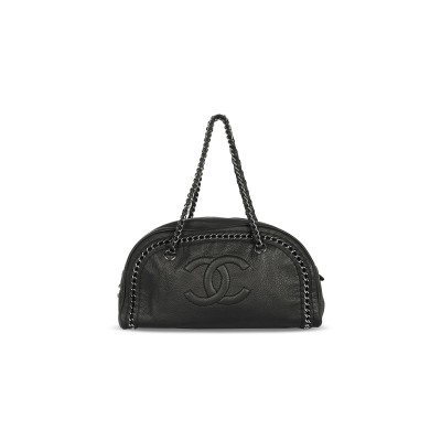 CHANEL GRAINED CALFSKIN LUXE LIGNE BOWLER BAG (33*17*15cm)